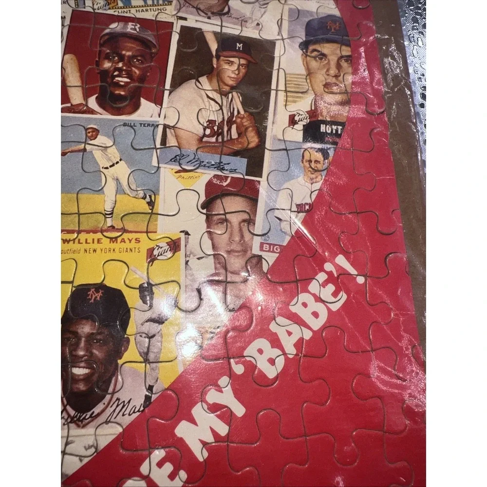 Vintage 1970s Sports Illustrated Classic Baseball Trading‎ Cards Puzzle Framed